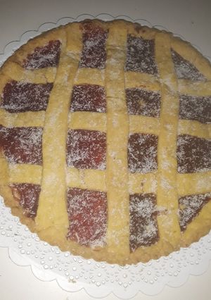 Una foto de Pasta flora de membrillo y de dulce de leche sin manteca