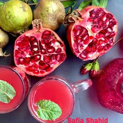 A picture of Pomegranate tea.