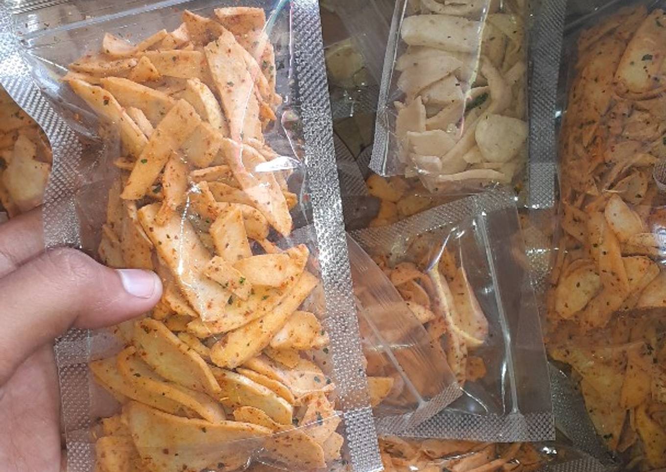 Basreng pedas daun jeruk seuhah