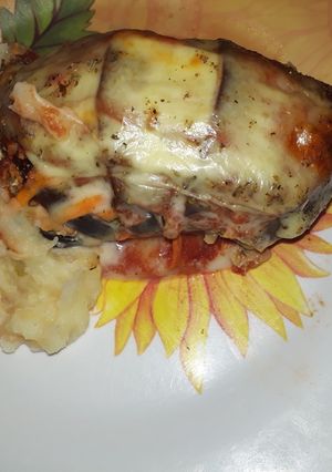 Una foto de Vegetales rellenos (berenjenas)