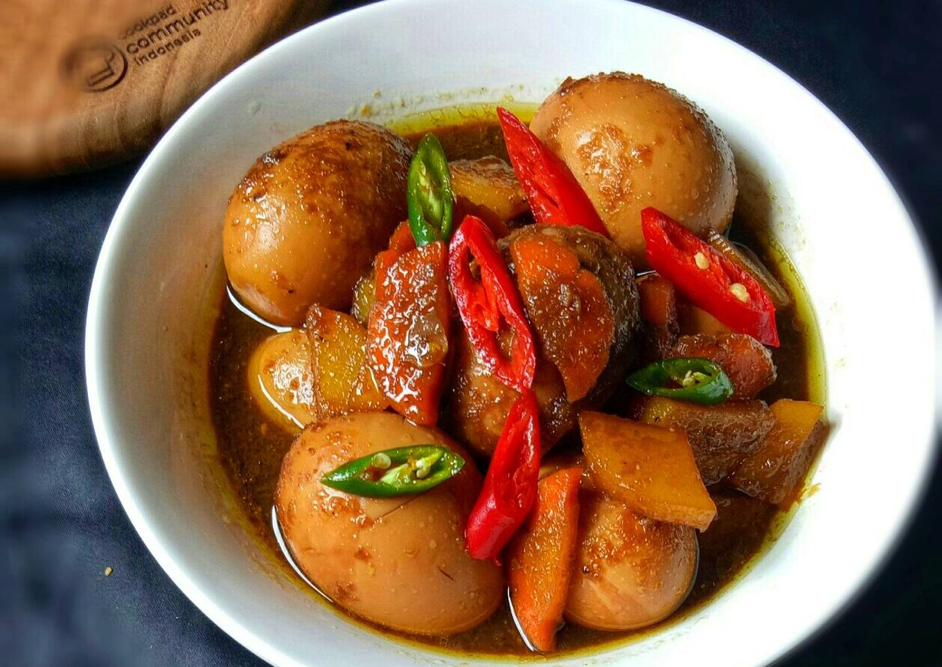 Telur masak kecap