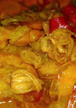 Foto resep Udang bumbu kuning