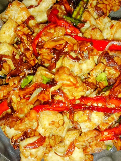 Foto resep Orek tempe tahu pedas manis