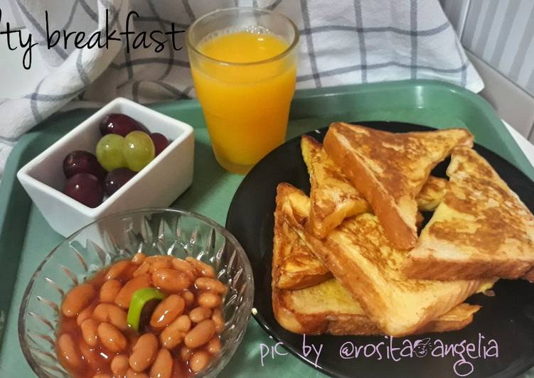 Cara Gampang Membuat French toast (Roti telur) Anti Gagal