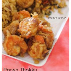 A picture of Prawn Thokku.