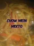 Chow Mein mixto (spaguetti chinos) en casa