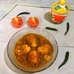 A picture of Bengali Spicy Egg Masala.