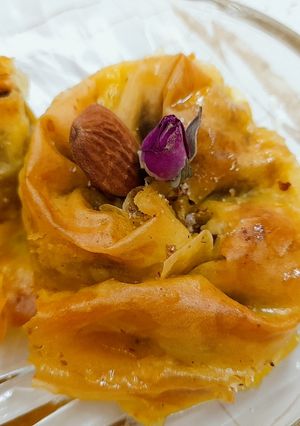 عکسی از دستور باقلوا پیچی