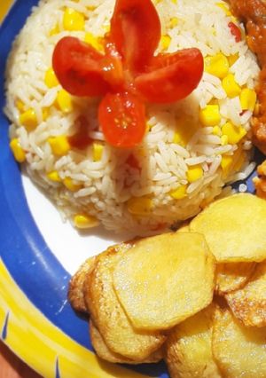 صورة لوصفة سلطة الروز المعتمدة عندي