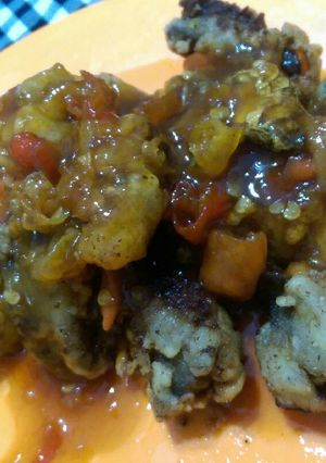 Foto resep Ati ayam gr tepung siram saos cabe 🔥🔥