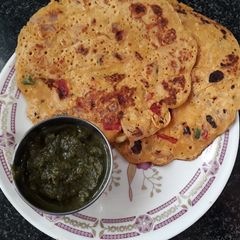 A picture of Besan cheela.