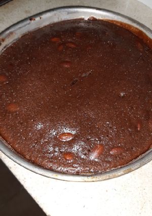 Una foto de Bizcochuelo de Banana, Almendras y Chocolate🍌🍫