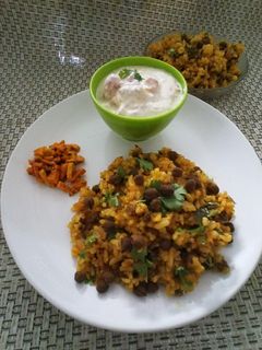 કાળા ચણા મસાલા રાઈસ (Black Chana Masala Rice Recipe In Gujarati) રેસીપી મુખ્ય ફોટો