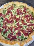 °quiche roquette et coppa"
