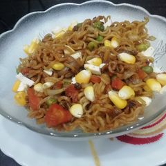 Punjabi Tadka Masala Maggi A picture of Punjabi Tadka Masala Maggi.