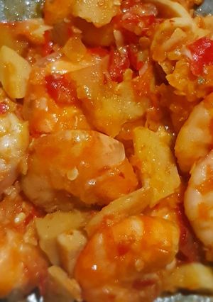 Foto resep Udang sambal bawang