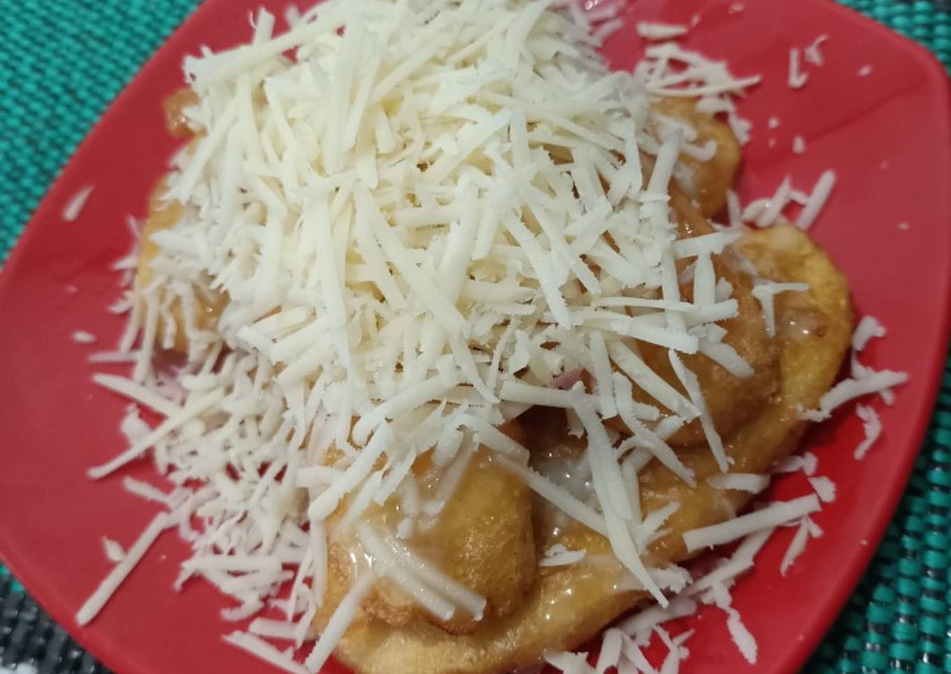 Pisang goreng susu keju