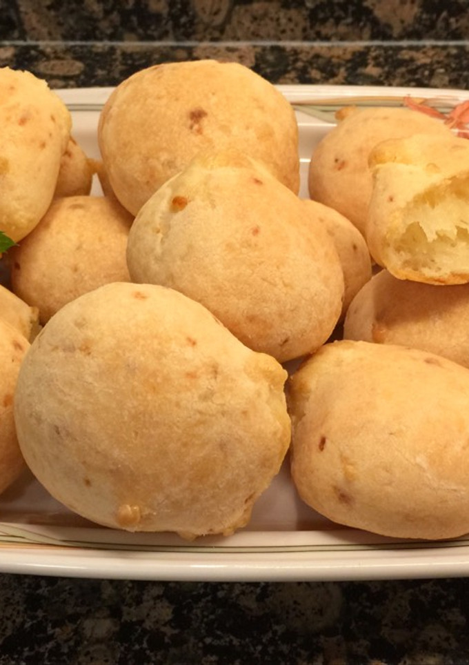 Una foto de Pan de queso rápido con 3 ingredientes, sin gluten, sin huevo