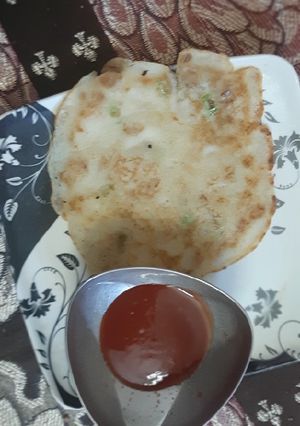 A picture of Suji ka chilla.