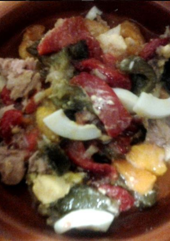Una foto de Ensaladas pimientos tricolor asados