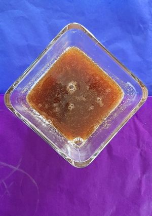 Una foto de Coulis de naranja con calabaza