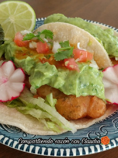Una foto de Tacos de pescado🌹