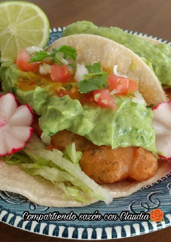 Una foto de Tacos de pescado🌹