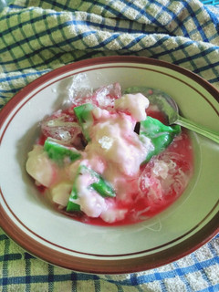 Foto resep Es pisang ijo