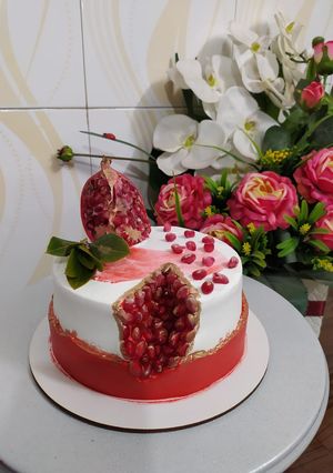 عکسی از دستور کیک یلدایی