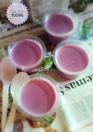 Foto resep Silky Puding Taro