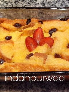 Foto resep Raisin Bread Pudding