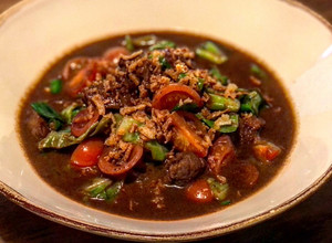 A picture of Tongseng Kambing - Javanese Sweet Soy Sauce Lamb Stew.