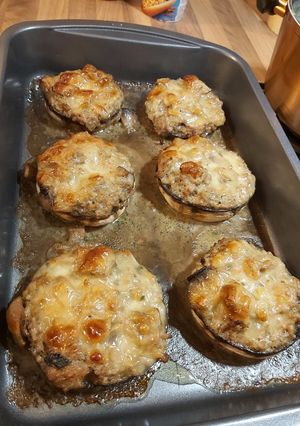 Töltött gomba recept fotója
