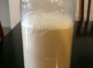 Una foto de Agua de horchata de avena