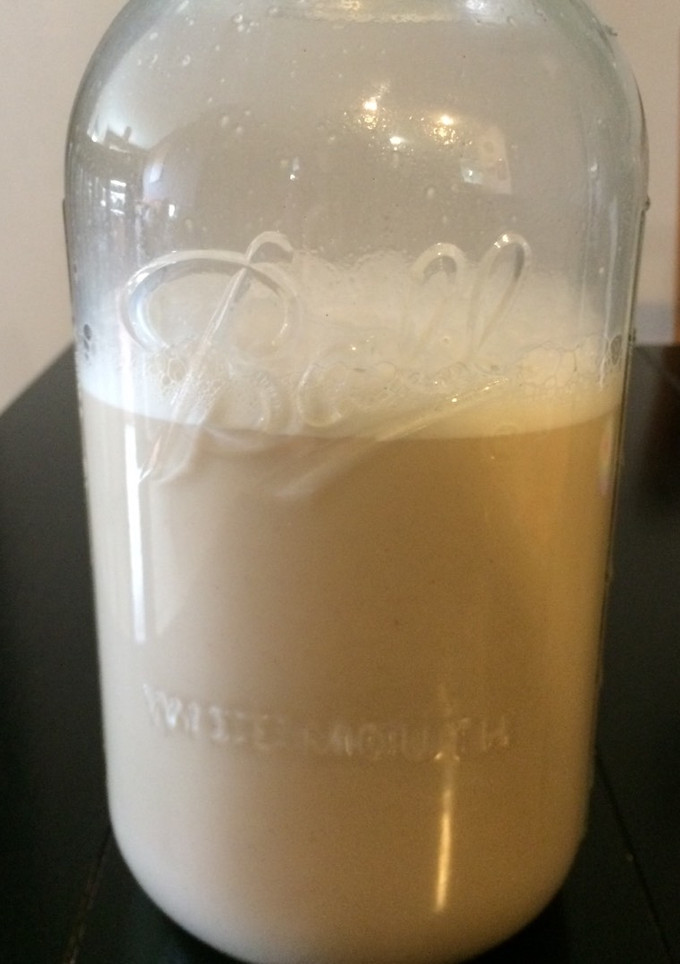 Una foto de Agua de horchata de avena