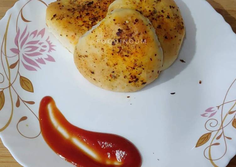 Steps to Make Delicious Cheesy Pizza Buns