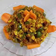 A picture of Chilli paneer bhurji.