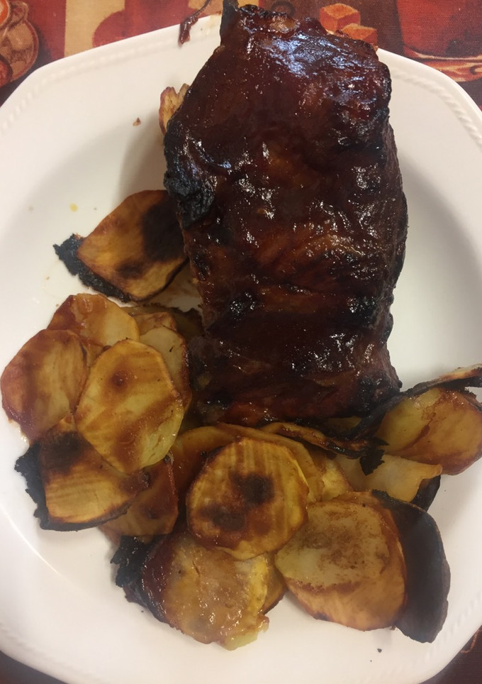 Una foto de Costillar barbacoa