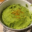 Hummus de garbanzo y espinaca