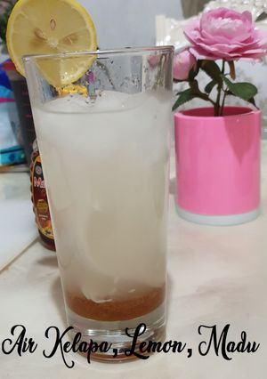 Foto resep 195. Air Kelapa, Lemon dan Madu