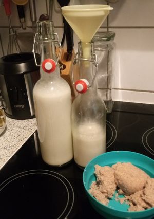 Mandulatej recept fotója