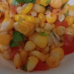A picture of Corn Chaat.