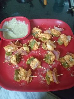 पनीर टिक्का (Paneer Tikka recipe in hindi) रेसिपी मुख्य फोटो