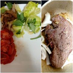 My Garlic Rump Steak with Onions. 🤗 A picture of My Garlic Rump Steak with Onions. 🤗.