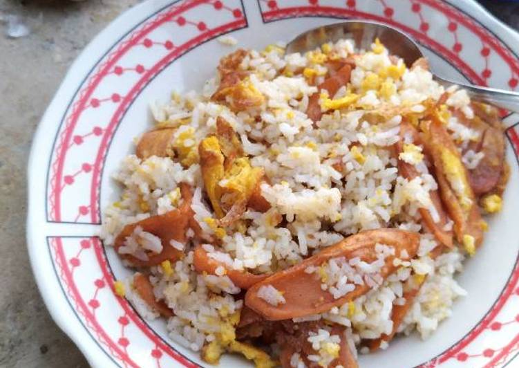 Resep Nasi Goreng Sosis Telur (5) Anti Gagal