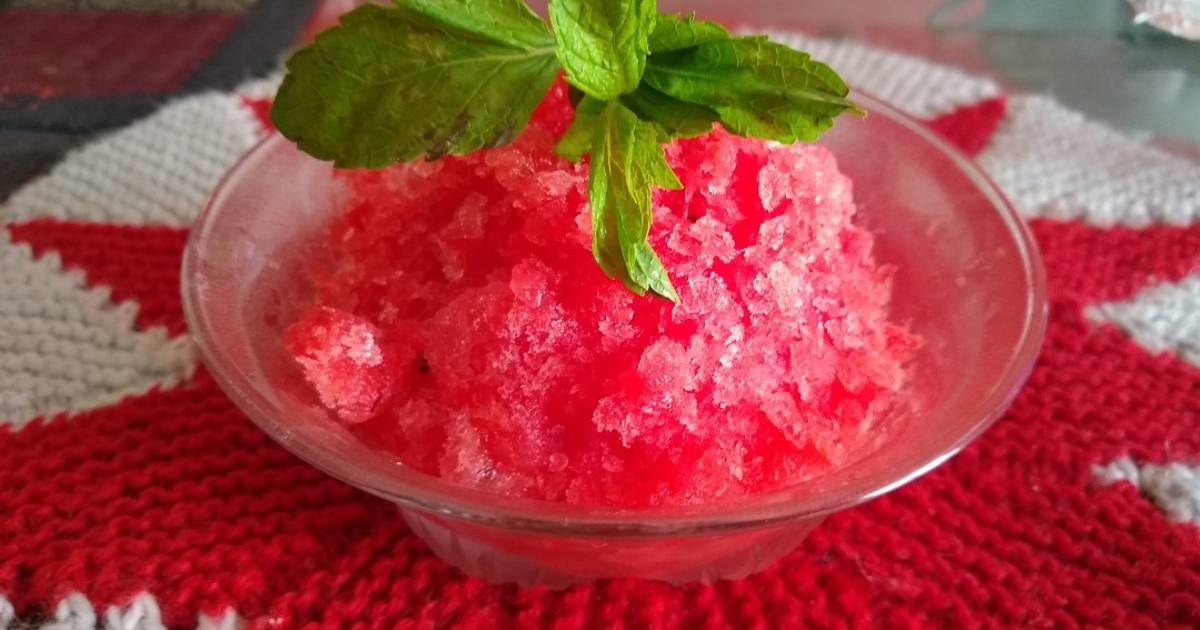 Watermelon Slush Recipe By Mukti Sahay Cookpad