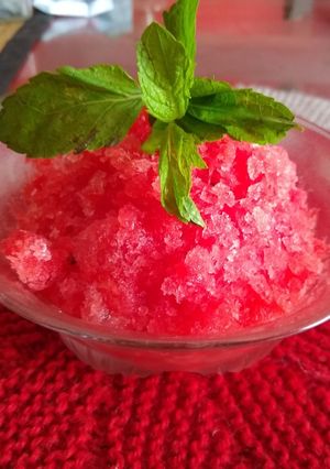 A picture of Watermelon slush.
