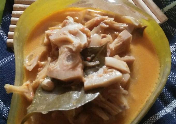 Resep Sayur lodeh TEWEL (nangka mudah) Anti Gagal