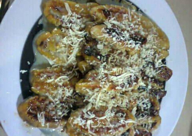 Bagaimana Masak Pisang panggang susu keju, Bisa Manjain Lidah