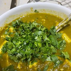 Palak paneer A picture of Palak paneer.